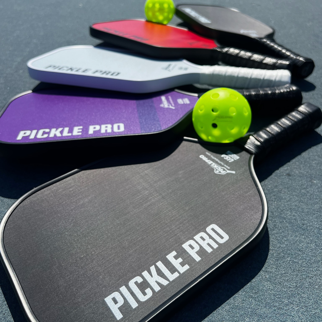 Essential Pickle Pro Set - 2 Paddles, 2 Custom Covers & 4 Glow Balls